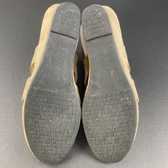 Women's La Plume Beige Leather Sandals - Size EU 39 / US 8.5 Pre Owned - Picture 8 of 16